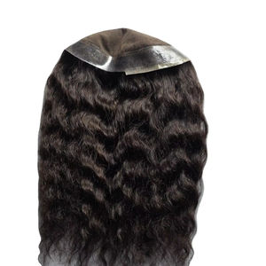 Femmes 100% cheveux humains Remy toupet Taz cheveux Bangladesh dentelle avant systèmes de cheveux indiens étanche vague d'eau douce vague profonde - Product Image 1