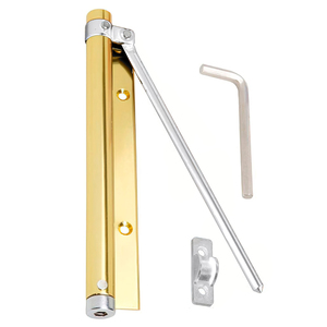 Wolfpack Door Spring, Anodized Aluminum, Gold (Blister Pack of 1 Piece) - Product Image 1