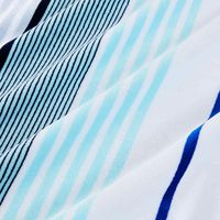 Serviette de plage en coton éponge australien de qualité supérieure Conception à rayures audacieuses Séchage rapide Logo personnalisable doux et absorbant Vente en gros