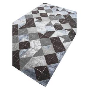 พรมขนสัตว์และใยวิสโคสทอมือลายทางเรขาคณิตสีเบจและสีน้ำตาลรูปทรงสี่เหลี่ยมผืนผ้าสำหรับตกแต่งบ้าน พรมปูพื้นขนาดใหญ่ รุ่น TR-14633 - Product Image 2