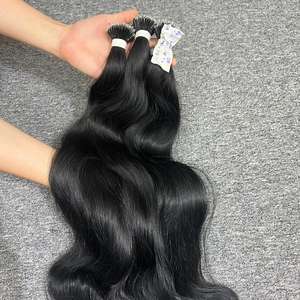 เคล็ดลับนาโนคลื่นธรรมชาติ 100% ต่อขยายการขายส่งผมดิบเวียดนาม: สีดิบ, ผมบริสุทธิ์จากผู้บริจาคเดียว - Product Image 1