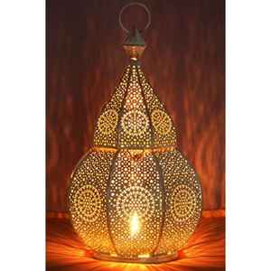 <b>Star</b> Design Cutout Lantern Modern Home Decor Candle Holder <b>Lamp</b> for Lighting Accessories for Exports From India - Product Image 4