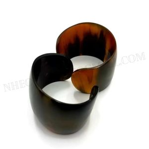 กำไลเขาควายธรรมชาติ |   กำไลข้อมือทำมือจากเขาสัตว์  เป็นมิตรกับสิ่งแวดล้อม  สไตล์ชาติพันธุ์ สำหรับผู้หญิง  เครื่องประดับแฟชั่น ผลิตโดย NHE Overseas - Product Image 2