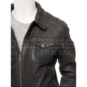 Venta al por mayor de calidad superior de las mujeres de bombardero chaqueta de cuero de la motocicleta transpirable Auto Racing Wear para la motocicleta del equipo personalizable - Product Image 3