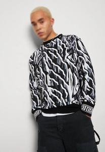 Customization Men's 100% Cotton 300g Fleece Winter Oversized Breathable Digital Printing Drop Shoulder Pullover <b>Crewneck</b> - Product Image 4