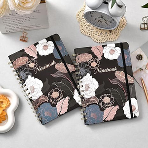 Tùy chỉnh in giấy nghệ thuật bìa cứng xoắn ốc ràng buộc Tạp Chí cuộn dây máy tính xách tay A5 giá rẻ - Product Image 2