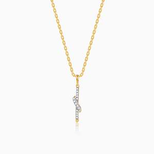 Gold Starcross Lab Grown Diamond Pendant Luxury Charms Collection - Product Image 5