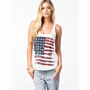 Camiseta sin mangas deportiva para mujer OEM personalizada, Camiseta corta informal de verano de algodón/fibra de bambú de talla grande para mujer y Niña - Product Image 5