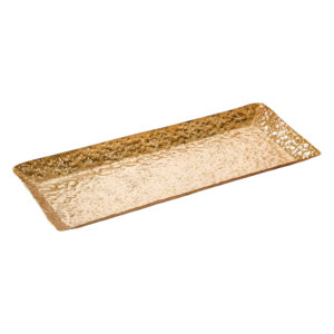 Bandeja DE SERVICIO DE ALUMINIO redonda de estilo moderno hecha a mano de calidad superior Metal plateado para hoteles y restaurantes Decoración de bodas - Product Image 1