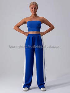 Pantalon de jogging sportif personnalisé à taille haute et élastique pour hommes coupe ample pantalon de fitness extensible et respirant pantalon de survêtement en toile pour l'hiver - Product Image 3