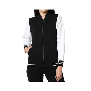 La mejor Fabricación de chaquetas de mujer Varsity, precio al por mayor, servicio OEM, chaquetas de mujer, chaqueta universitaria transpirable rápida para mujer - Product Image 3