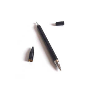 Stylet tactile universel en aluminium avec pointe pour tablettes et smartphones - Noir - Product Image 2