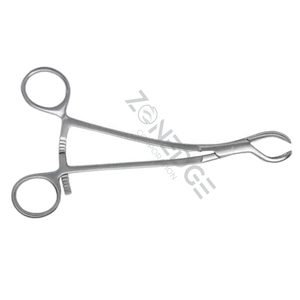 Fórceps de sujeción de hueso de rótula de acero inoxidable disponibles en todo tipo de instrumentos ortopédicos de animales veterinarios - Product Image 1