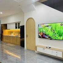 Porte intérieure en bois plastique WPC par les fabricants Deewoo étanche à l'humidité pour chambre et salle de bain - Product Image 4