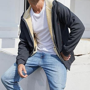 Chaqueta informal con capucha para hombre Sudadera con cremallera Sudadera deportiva de moda para hombre Sudadera con capucha hecha por vestido deportivo - Product Image 5