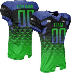 Uniforme de football américain 100 % polyester tendance 2025, vente en gros, personnalisable avec manches courtes, service OEM disponible - Product Image 5