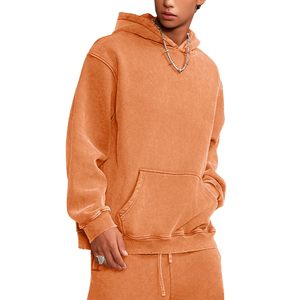 Vente en gros de sweats à capuche unisexes pour homme 100% coton mélangé Basics pull à capuche de haute qualité pour hommes sweat à capuche thermique surdimensionné pour hommes - Product Image 1