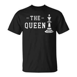 Camiseta sin mangas con diseño de reina de ajedrez para entusiastas del ajedrez y amantes de los juegos de mesa - Product Image 1