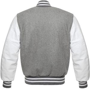Veste de baseball varsity en cuir avec broderie en chenille personnalisée pour hommes - Product Image 2