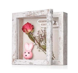 Nouveau cadre photo de boîte d'ombre en bois de conception 3D avec multi-taille profonde pour la décoration de la maison de bricolage - Product Image 3