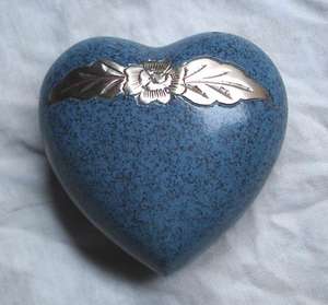 Fancy Heart Shape <b>Mini</b> Metal Brass Metal Keepsake Cremation <b>Urns</b> <b>for</b> <b>Ashes</b> Blue Marble Funeral Keepsake <b>Urns</b> <b>for</b> Cremation Use - Product Image 5
