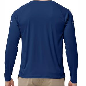 Men's Customizable Logo Long Sleeve <b>MMA</b> <b>Rash</b> <b>Guard</b> Compression Shirt Breathable Quick Dry UPF50 Eco-Friendly Spandex/Polyester - Product Image 2