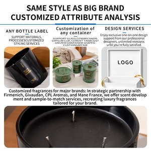 Nến thơm có thể tùy chỉnh logo trong lọ thủy tinh làm quà tặng doanh nghiệp, sự kiện công ty, quảng bá thương hiệu - Product Image 6