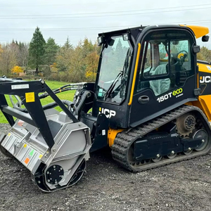 Chargeuse compacte sur chenilles JCB 150T Eco Powerboom avec broyeur forestier FAE DML SSL 150 VT pour le défrichement et l'élimination des arbustes - Product Image 1
