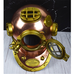 Coleccionables Morse U.S Navy casco de buceo latón macizo y hierro rústico Vintage decoración del hogar regalos - Product Image 6