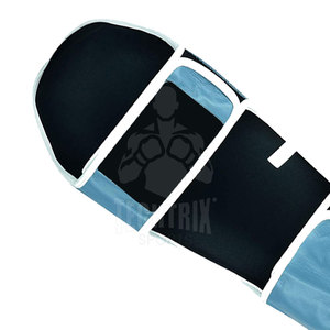 Factory Price Adjustable PU Material Lightweight Comfortable Shin Guards with <b>Foot</b> and Knee <b>Protection</b> TECHTRIX - Product Image 6