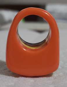 Venta al por mayor personalizado mejor calidad hecho a mano alto pulido hermoso colorido anillo de resina de moda para las mujeres de la India - Product Image 5