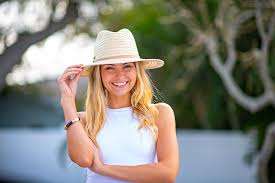 <b>Straw</b> <b>Hats</b> Summer Women Beach Sun <b>Hat</b> 22.83inch Custom <b>Straw</b> <b>Hat</b> Handicraft From VietNam - Product Image 3
