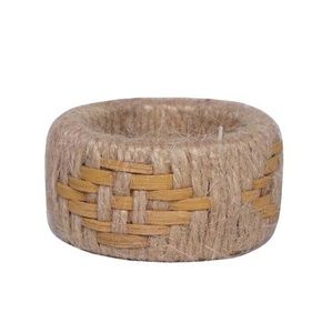 Rond de serviette tissé en macramé de concepteur pour la décoration de table de mariage pour des occasions de fête caractéristique stockée - Product Image 5