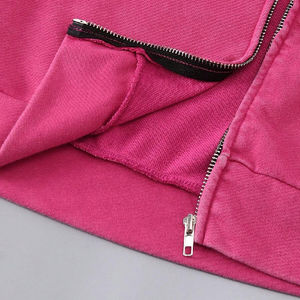 400 Gsm Polyester/Coton Polaire Lourd Surdimensionné Lavé À L'acide Badge Pull Hoodies Drop Shoulder Boxy Fit Crop Sweat - Product Image 3