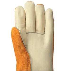 Gants de soudage en cuir de vache fendu résistant à la chaleur/gants de soudage noirs 2023/gants de soudage de sécurité BBQ rouge - Product Image 4