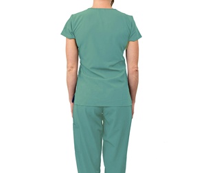 Uniformes de Enfermería de Manga Corta de Buena Calidad, Uniformes Médicos al por Mayor, Ropa de Trabajo para Personal de Hospital, Calidad Premium - Product Image 2