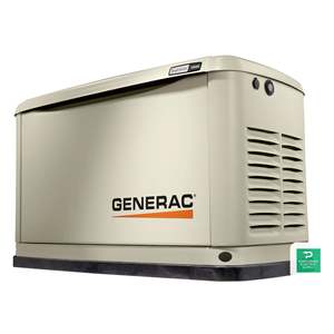 Generador de Respaldo para el Hogar Generac Guardian de 14 kW, Motor de Gasolina Refrigerado por Aire, Carcasa de Aluminio, Arranque Automático, Salida CA/CC, G007223-0, WiFi - Product Image 1