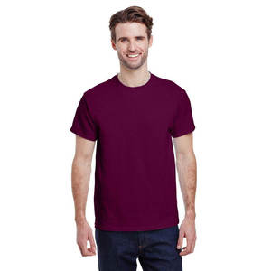 T-shirt ras du cou 100% coton pour hommes, respirant - Product Image 1