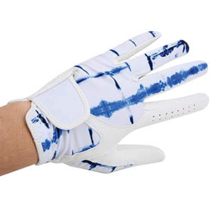 Gants de golf personnalisés pour hommes, en cuir véritable respirant, équipement de sport du fabricant pakistanais. - Product Image 2