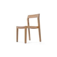 Ensemble de table à manger commerciale en bois massif de luxe au design moderne avec 4 chaises empilables pour salle de sport, extérieur, cuisine, hôtels