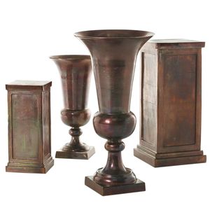 Oferta de fábrica, maceta hecha a mano, mesa de impresión personalizada de Metal como decoración de jardín para el hogar, jarrón de suelo, macetas/maceta - Product Image 3