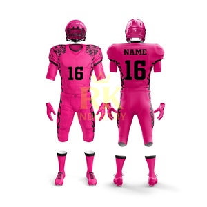 Nuevos Uniformes de Fútbol Americano de Secado Rápido, Transpirables, Antibacterianos, Talla Grande, Manga Corta, Personalizables, 100% Poliéster, Unisex - Product Image 2