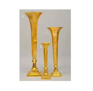 Jarrón Behold Bronce Juego de 3 jarrones de metal - Product Image 1