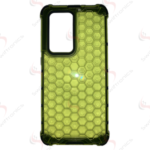 Coque de protection pour Huawei P40 Pro, design translucide en nid d'abeille, embossage, styles électro-plaqués 'Ins' A53 11Pro 13 Pro Max 8 Plus - Product Image 2