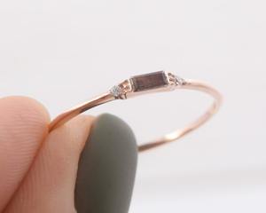 Tendance 925 Sterling Silver Smoky Topaz Gemstone Anneau Bijoux À La Main En Argent Boho Style Anneau Bijoux Pour Femmes Cadeau Pour Les Filles - Product Image 1