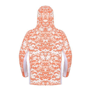 Sweat à capuche de pêche pour homme UPF 50 respirant 100% polyester à manches longues personnalisable Vêtements de plein air de haute qualité - Product Image 2