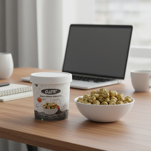 Nueces Makhana Tostadas Picantes con Sabor a Pimienta Negra, 30g, Sin Gluten, Bajas en Grasa, en Caja de Papel - Product Image 2