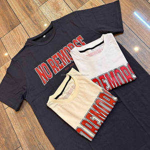 Streetwear imprimé DTG personnalisé t-shirts graphiques t-shirt coupe pour boxy t-shirt délavé à l'acide t-shirts vintage pour hommes t-shirt court - Product Image 3
