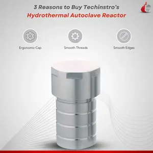 Reactor de Autoclave Hidrotermal TECHINSTRO con Revestimiento de PPL, Temperatura Máxima de 280 °C y Capacidad de 0.1 L - Product Image 2