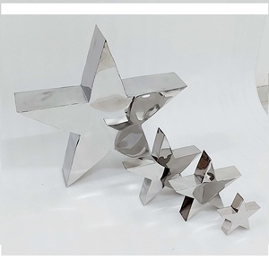 High Quality Modern Movable Stainless Steel Christmas & New Year Decorative <b>Star</b> <b>Mirror</b> Polish - Product Image 2